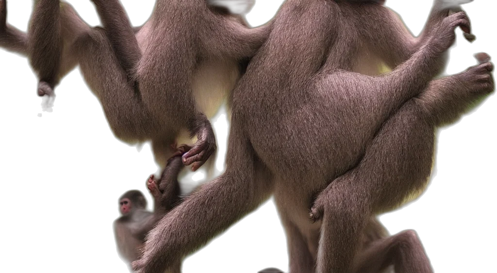 animal, creature, staff, hair transparent PNG cut-out