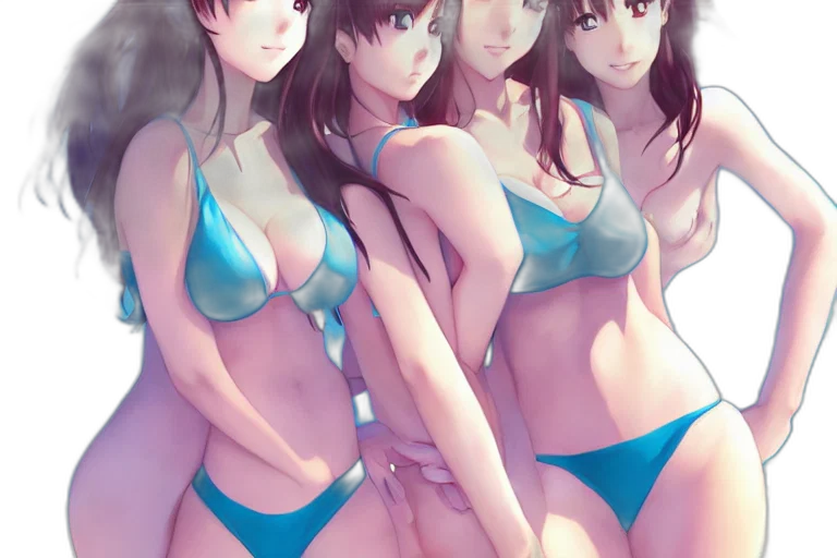 vaporwave, anime, concept art, photorealistic transparent PNG cut-out
