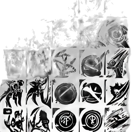 jewelry, mask, weapon, face, concept art, comic book art, fantasy art, photorealistic transparent PNG cut-out