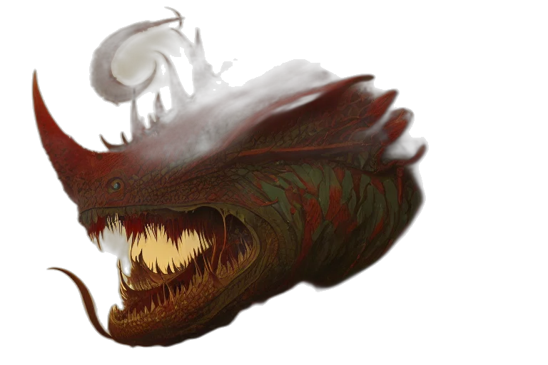 dragon, creature, mask, animal, concept art, fantasy art, watercolor, photorealistic transparent PNG cut-out
