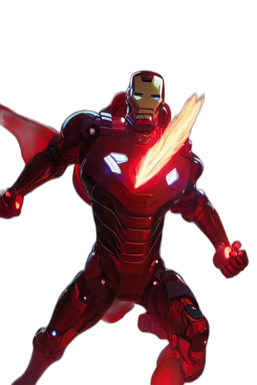 concept art, comic book art, 3d render, highly, detailed, vfx, portrait, superman transparent PNG cut-out