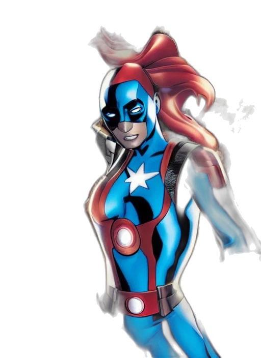 comic book art, concept art, cartoon, 3d render transparent PNG cut-out