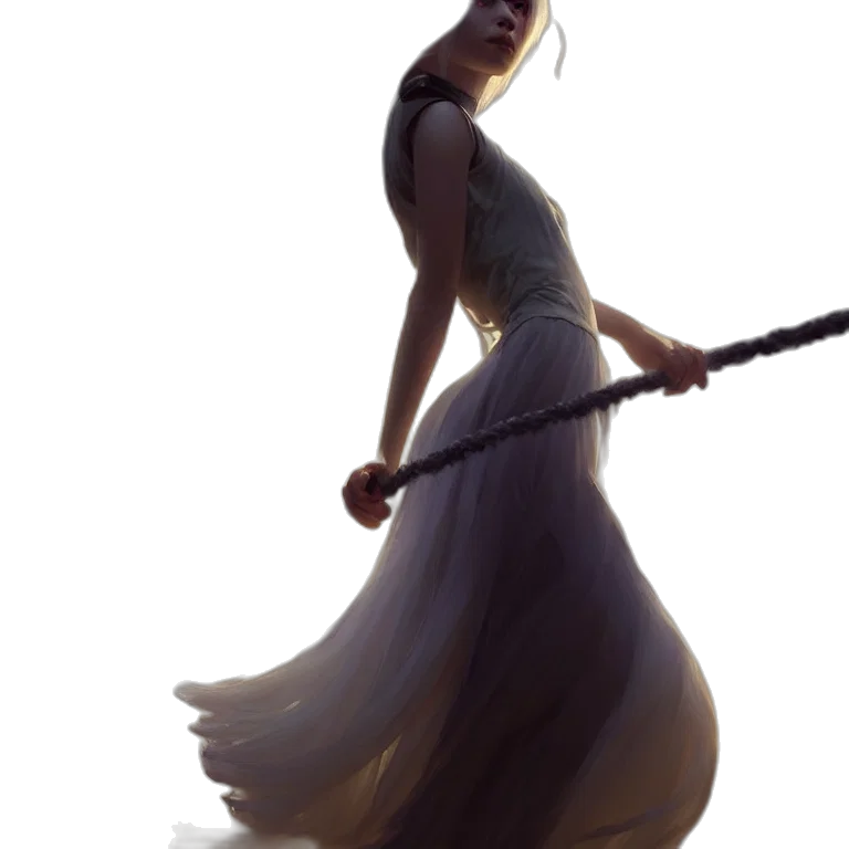 dress, staff, sword, jewelry, concept art, fantasy art, photorealistic, 3d render transparent PNG cut-out