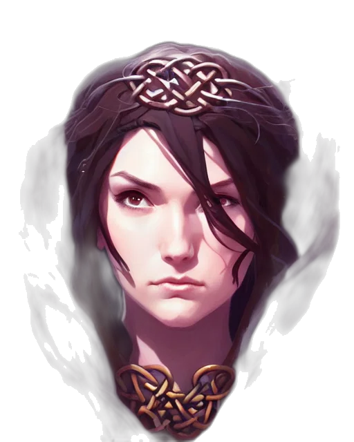 face, staff, crown, jewelry, fantasy art, concept art, pixel art, photorealistic transparent PNG cut-out
