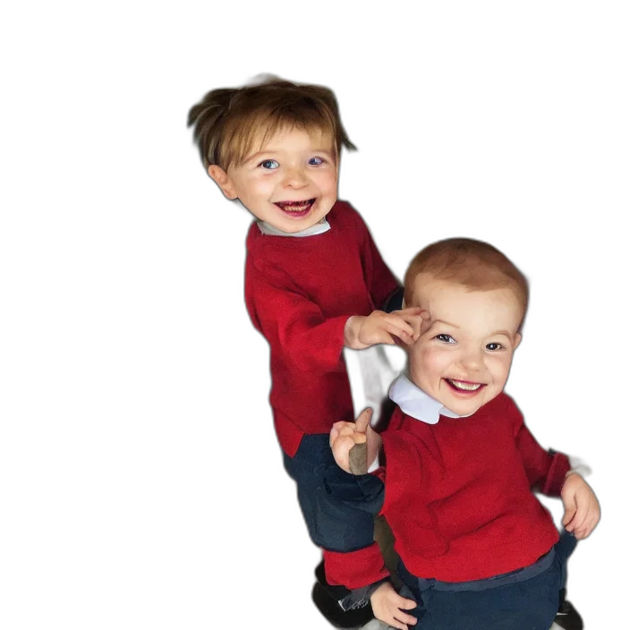 3d render, photorealistic, portrait, evil, toddler, good, smiling, threateningly transparent PNG cut-out