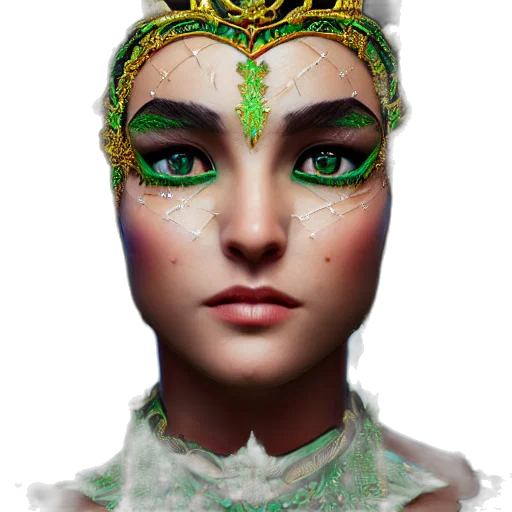 mask, crown, face, jewelry transparent PNG cut-out