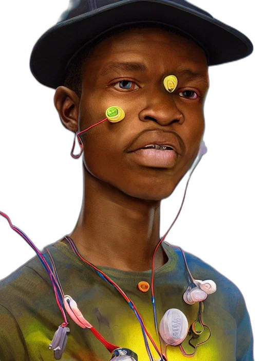 face, hat, mask, jewelry, photorealistic, concept art, watercolor, cartoon transparent PNG cut-out