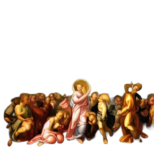 concept art, photorealistic, renaissance, painting transparent PNG cut-out