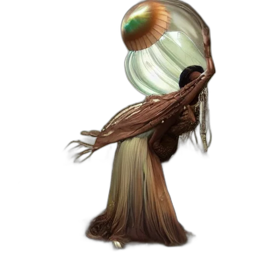 hair, creature, staff, hat, concept art, fantasy art, pixel art, 3d render transparent PNG cut-out