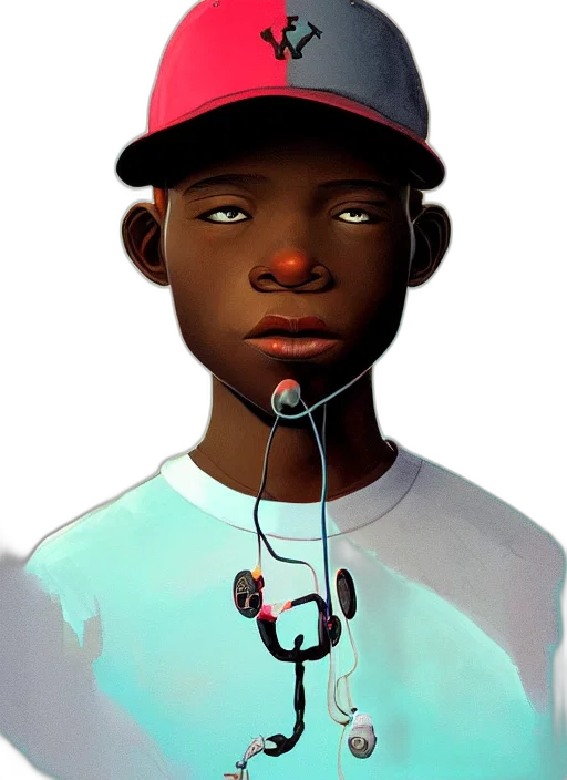 face, staff, hat, robot, concept art, photorealistic, cartoon, 3d render transparent PNG cut-out