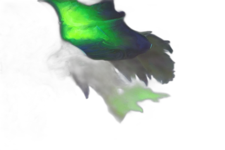 dragon, mask, hair, creature transparent PNG cut-out