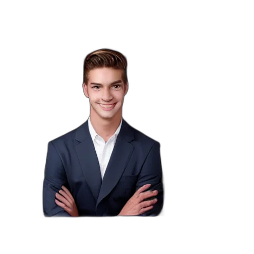 jacket, staff, face, hair transparent PNG cut-out