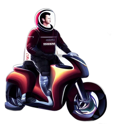 jacket, robot, concept art, 3d render transparent PNG cut-out