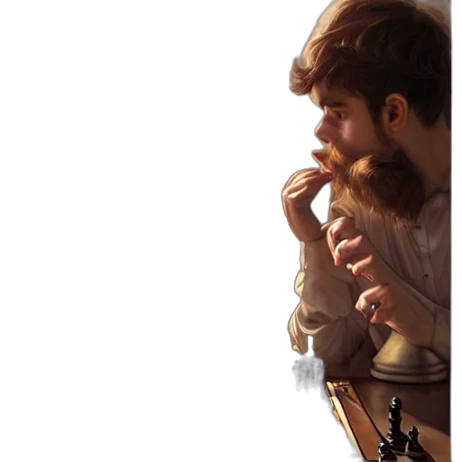 hair, face, crown, staff, photorealistic, concept art, oil painting, fantasy art transparent PNG cut-out