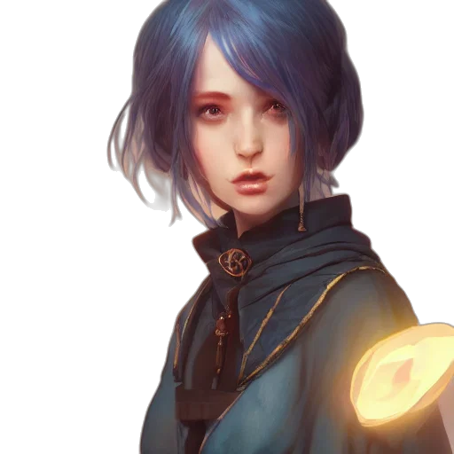 face, staff, robot, jacket transparent PNG cut-out