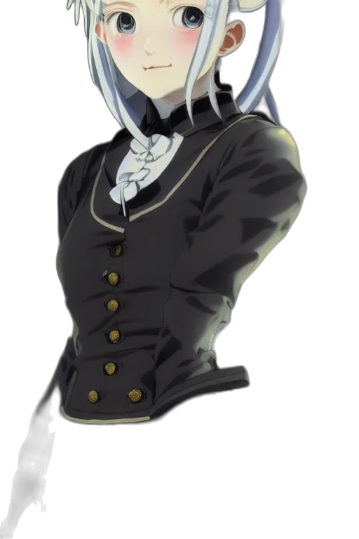 staff, jacket, face, crown transparent PNG cut-out