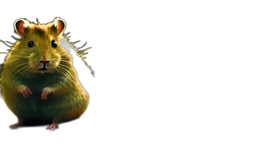animal, creature, hair, crown, 3d render, photorealistic, concept art, pixel art transparent PNG cut-out