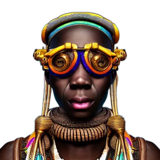 jewelry, mask, face, crown, photorealistic, concept art, 3d render, colourful transparent PNG cut-out