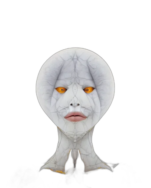 mask, face, creature, crown transparent PNG cut-out