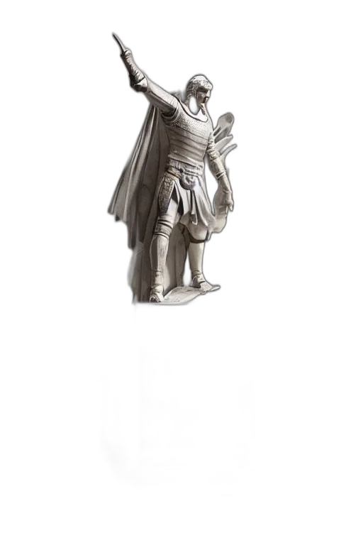 staff, sword, weapon, 3d render transparent PNG cut-out