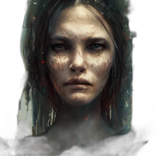 face, mask, staff, creature, concept art, fantasy art, photorealistic, comic book art transparent PNG cut-out