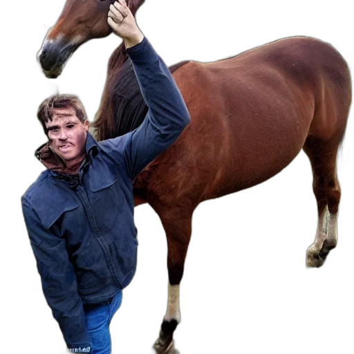 animal, creature, staff, jacket transparent PNG cut-out