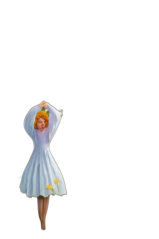 dress, staff, crown, jacket, 3d render, concept art, photorealistic, fantasy art transparent PNG cut-out
