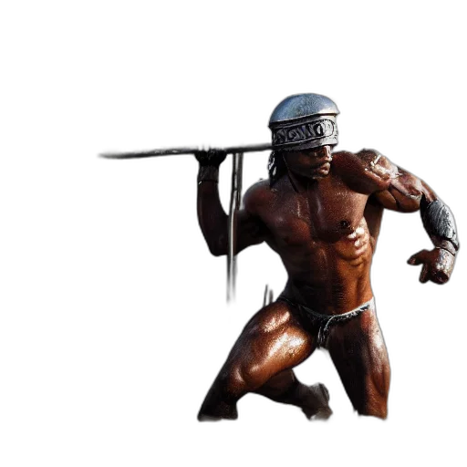 sword, weapon, staff, robot transparent PNG cut-out