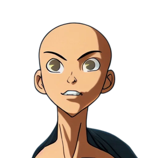 face, mask, staff, creature, cartoon, anime, concept art, comic book art transparent PNG cut-out