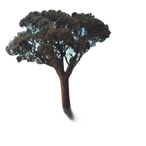 tree, crown, hair, animal, 3d render, concept art, photorealistic, pixel art transparent PNG cut-out
