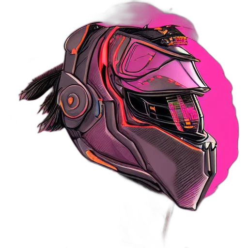 mask, face, jacket, robot transparent PNG cut-out