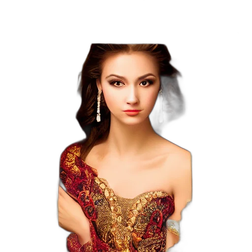 jewelry, dress, crown, face transparent PNG cut-out