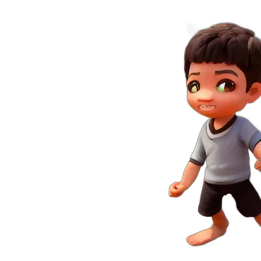 creature, face, 3d render, concept art transparent PNG cut-out