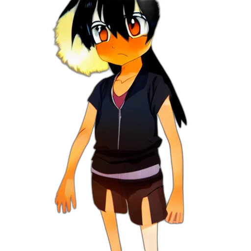 staff, cartoon, pixel art, anime, concept art, dark, golden, monochrome transparent PNG cut-out