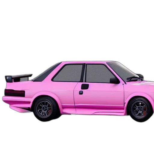 car, weapon, animal, vaporwave transparent PNG cut-out