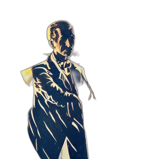 dress, mask, robot, staff transparent PNG cut-out