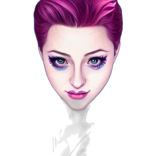face, cartoon, fantasy art, concept art transparent PNG cut-out