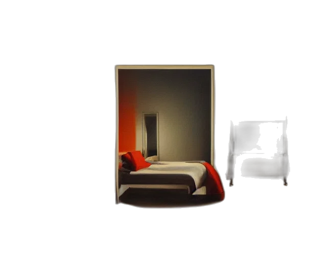 furniture, 3d render, photorealistic, concept art transparent PNG cut-out
