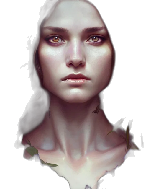 face, mask, crown, creature, fantasy art, concept art, photorealistic, oil painting transparent PNG cut-out