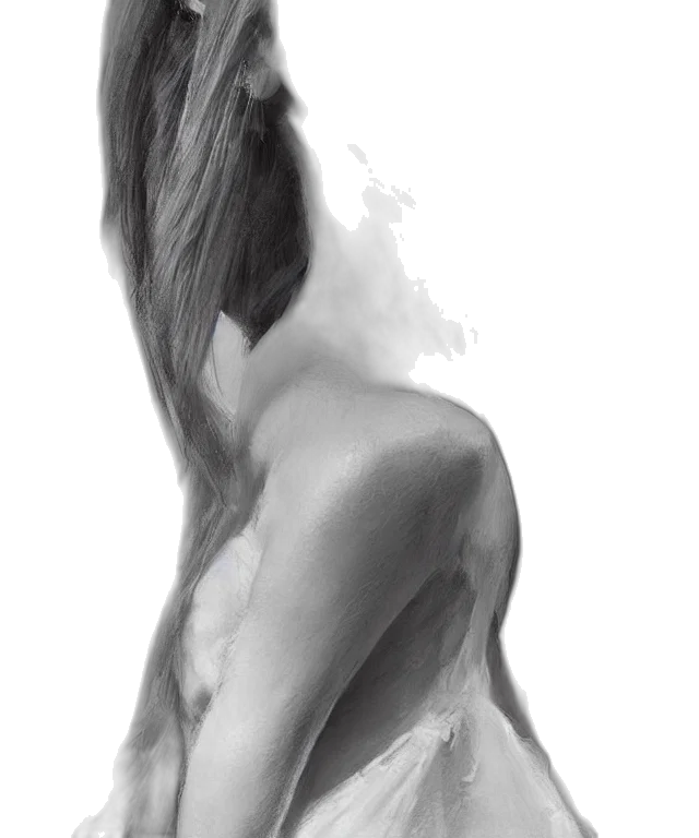 dress, face, hair, mask transparent PNG cut-out