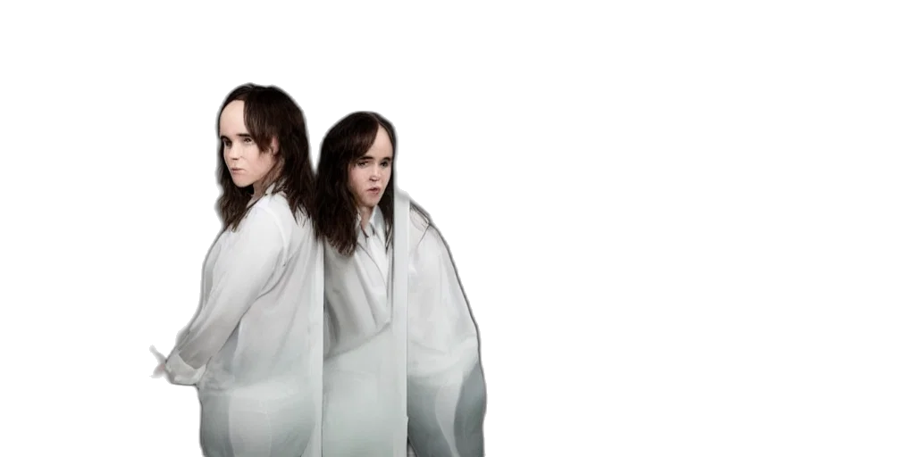 hair, jacket, ultra, wide, angle, photo, ellen, page transparent PNG cut-out