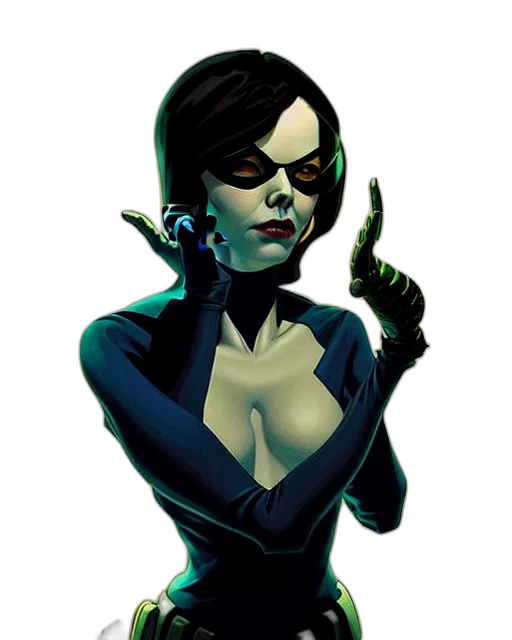 comic book art, concept art, fantasy art, cartoon, green, rafael, albuquerque, comic transparent PNG cut-out