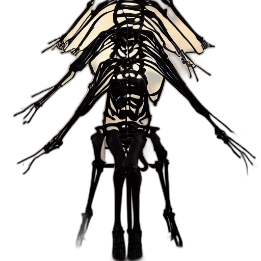 animal, creature, robot, staff, concept art, 3d render, most, beautiful transparent PNG cut-out