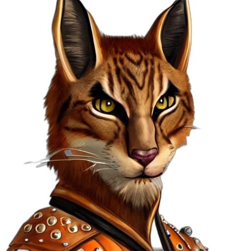 staff, animal, fantasy art, photorealistic transparent PNG cut-out