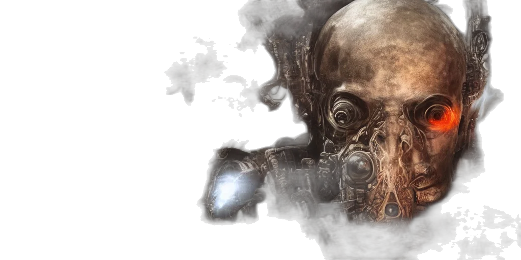 mask, face, concept art, photorealistic, watercolor, fantasy art, outer space, fog transparent PNG cut-out