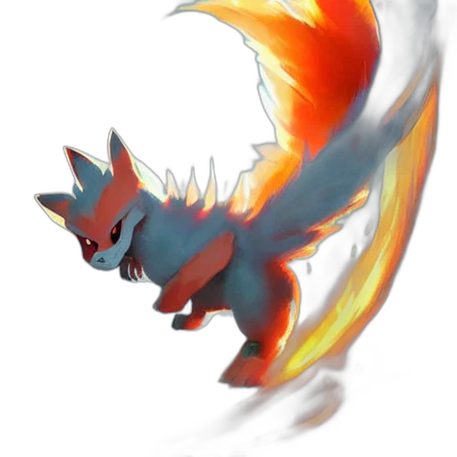 dragon, creature, staff, animal transparent PNG cut-out