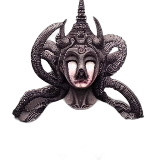 mask, crown, jewelry, creature transparent PNG cut-out