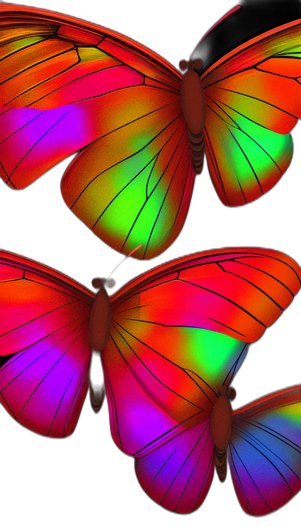 3d render, photorealistic, concept art, fantasy art, colorful, neon, pastel, red transparent PNG cut-out