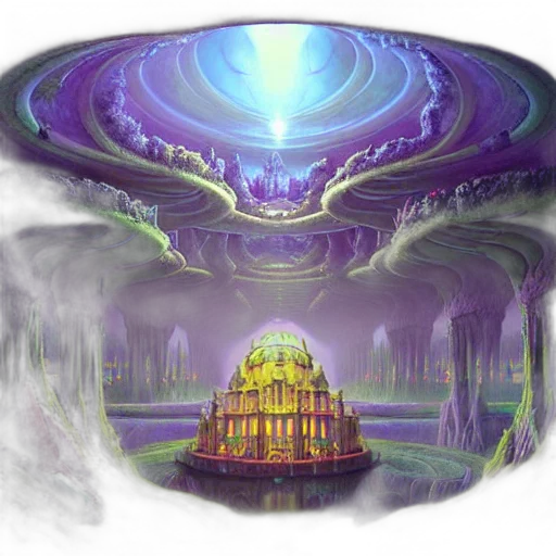 crown, concept art, fantasy art, vaporwave, outer space, fog, night, underwater transparent PNG cut-out