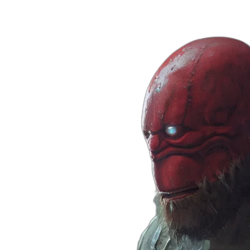 mask, creature, face, concept art transparent PNG cut-out